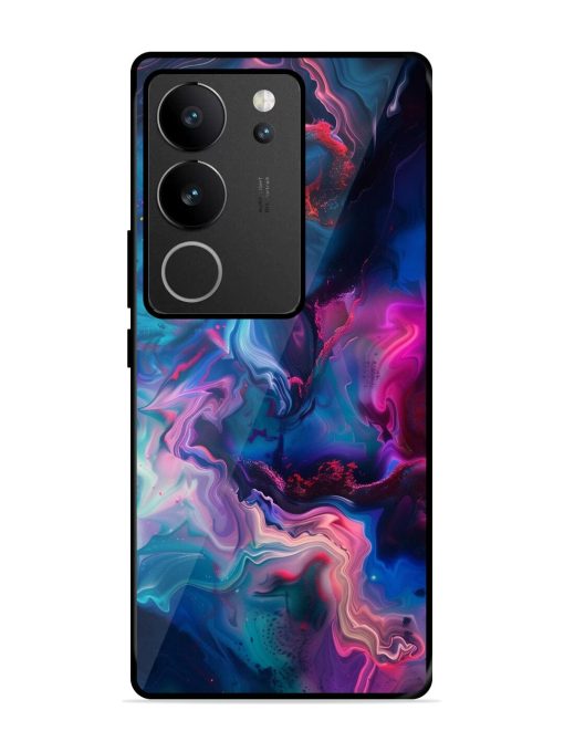 Cosmic Swirl Glossy Soft Edge Case for Vivo V29 Pro (5G) Chachhi