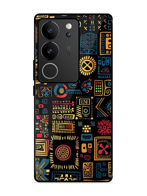 Tribal Tapestry Glossy Soft Edge Case for Vivo V29 Pro (5G) Chachhi