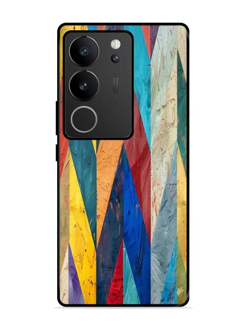 Abstract Tapestry Glossy Soft Edge Case for Vivo V29 Pro (5G) Chachhi