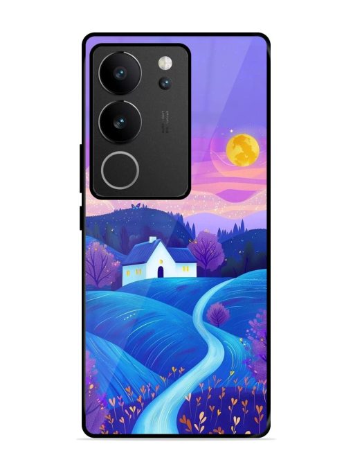 Moonlit Meadow Glossy Soft Edge Case for Vivo V29 Pro (5G) Chachhi