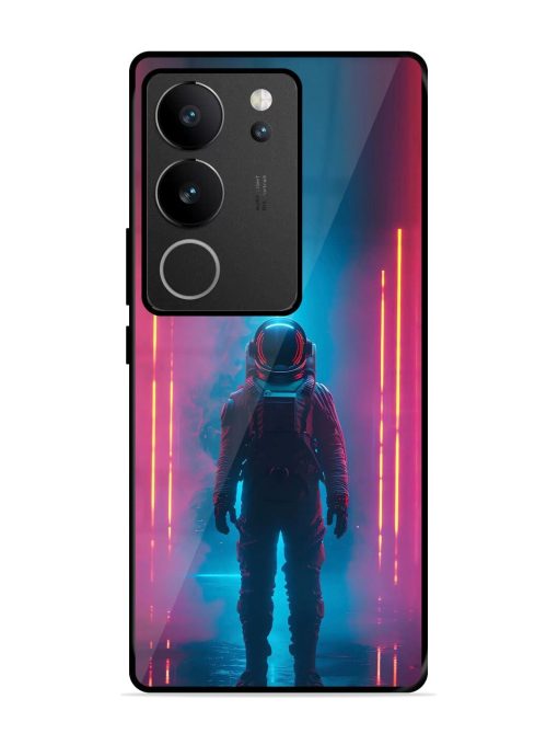 Neon Astronaut Glossy Soft Edge Case for Vivo V29 Pro (5G) Chachhi