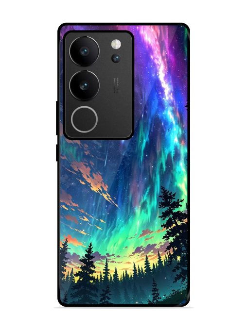 Cosmic Canvas Glossy Soft Edge Case for Vivo V29 Pro (5G) Chachhi