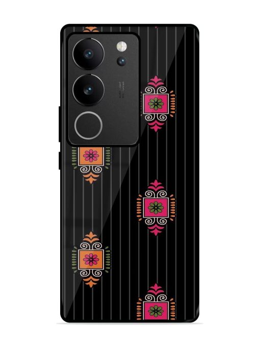 Ornate Elegance Glossy Soft Edge Case for Vivo V29 Pro (5G) Chachhi