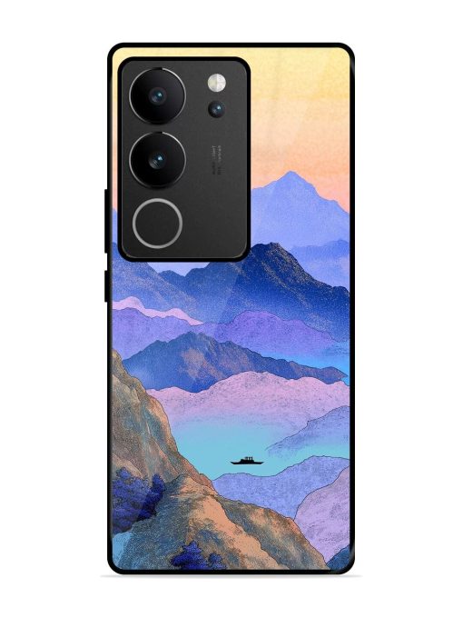 Mountain Mist Glossy Soft Edge Case for Vivo V29 Pro (5G) Chachhi