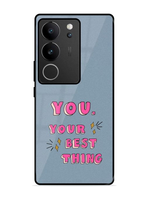 Self-Love Sparkles Glossy Soft Edge Case for Vivo V29 Pro (5G) Chachhi