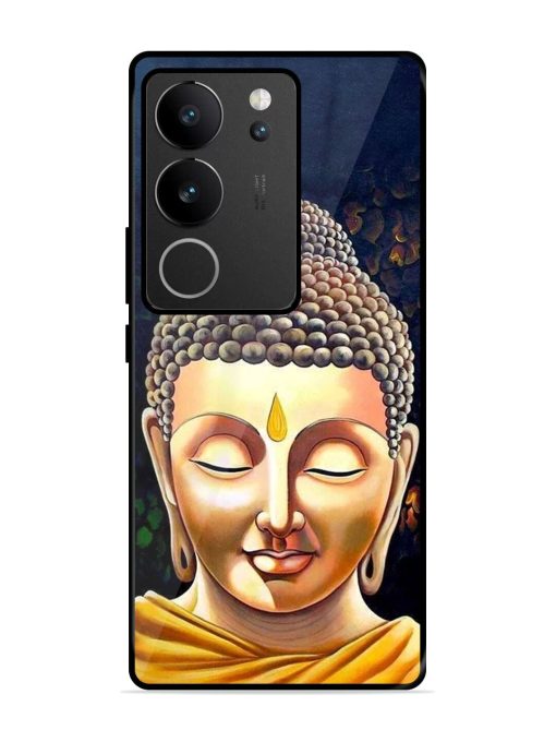 Buddha Face Glossy Soft Edge Case for Vivo V29 Pro (5G) Chachhi