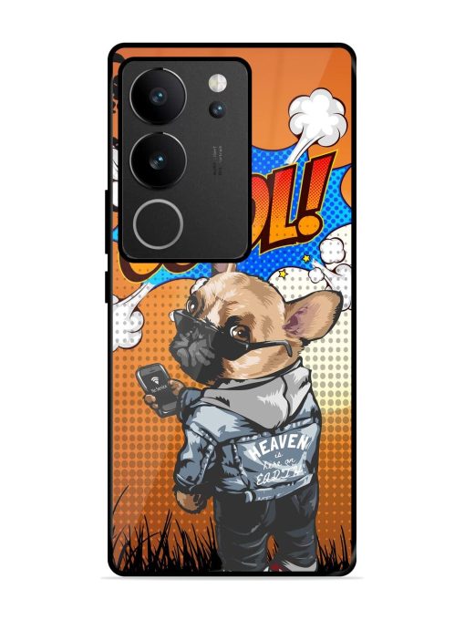 Cool Pup Glossy Soft Edge Case for Vivo V29 Pro (5G) Chachhi