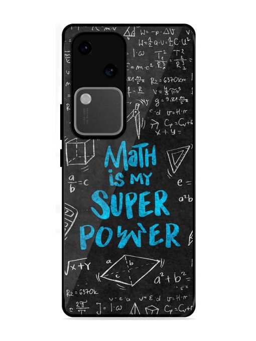 Math Magic Glossy Soft Edge Case for Vivo V30 (5G) Chachhi