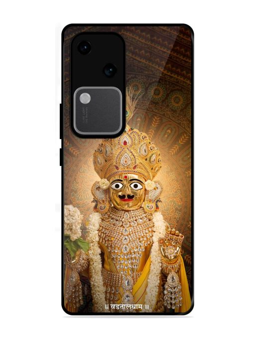 Hare Krishna Maharaj Glossy Soft Edge Case for Vivo V30 (5G) Chachhi