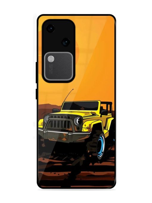 Sunset Cruise Glossy Soft Edge Case for Vivo V30 (5G) Chachhi