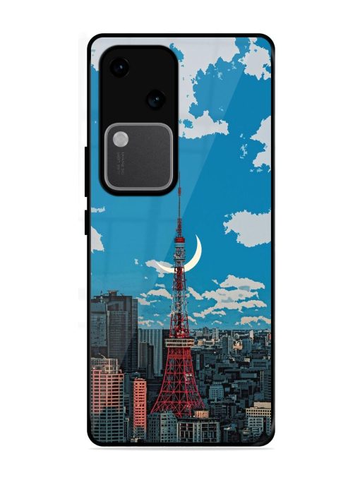 Tokyo Twilight Glossy Soft Edge Case for Vivo V30 (5G) Chachhi