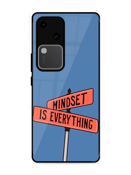 Mindset Matters Glossy Soft Edge Case for Vivo V30 (5G) Chachhi