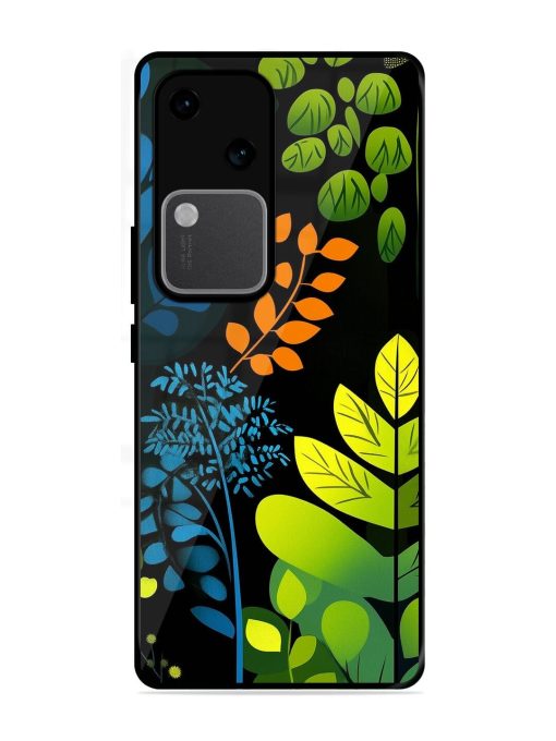 Midnight Garden Glossy Soft Edge Case for Vivo V30 (5G) Chachhi