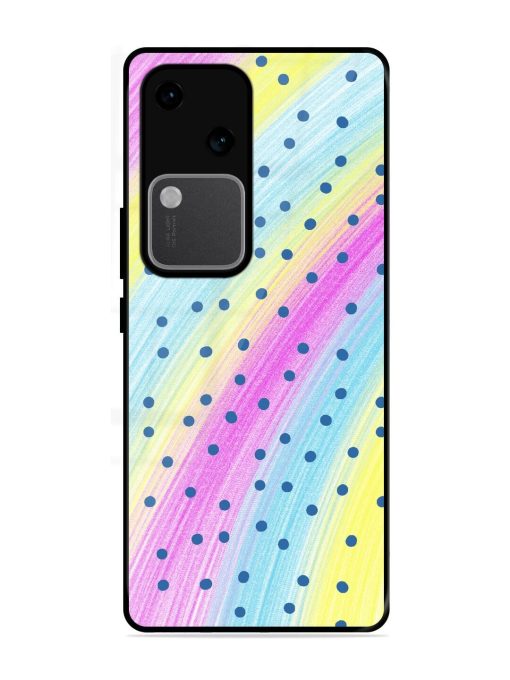 Polka Dot Paradise Glossy Soft Edge Case for Vivo V30 (5G) Chachhi