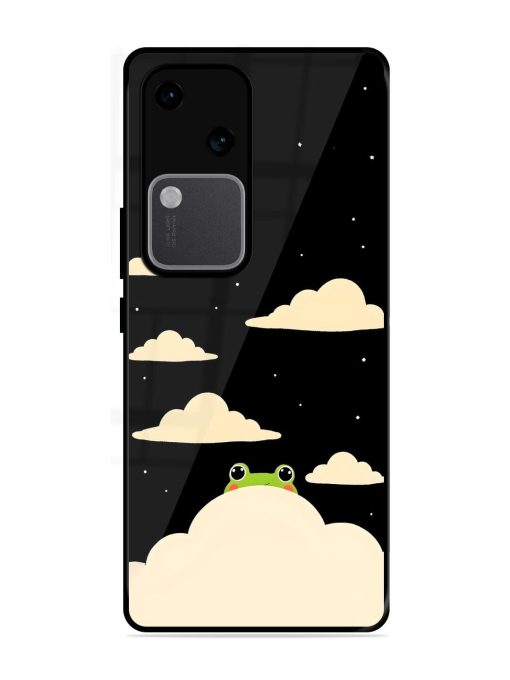 Froggy Night Sky Glossy Soft Edge Case for Vivo V30 (5G)