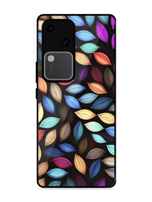 Colorful Kaleidoscope Glossy Soft Edge Case for Vivo V30 (5G)