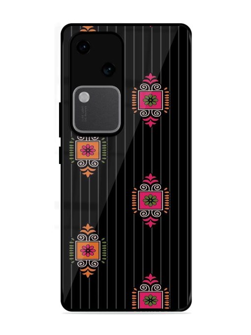 Ornate Elegance Glossy Soft Edge Case for Vivo V30 (5G) Chachhi