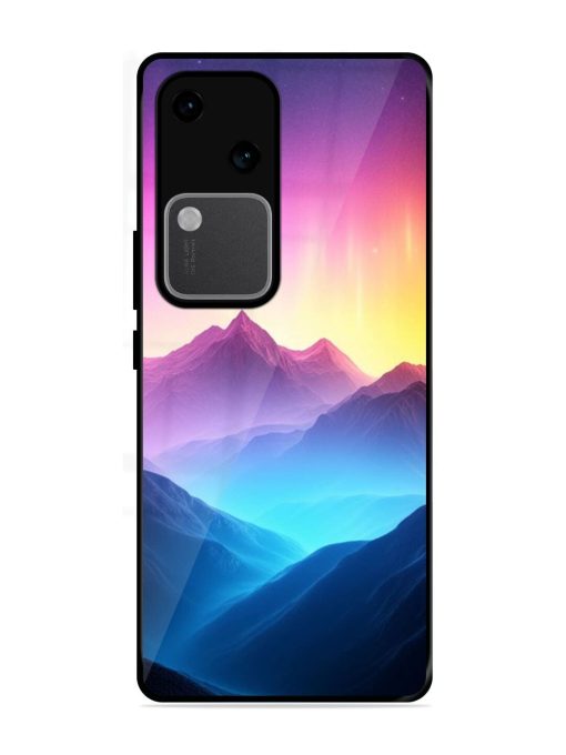 Cosmic Mountains Glossy Soft Edge Case for Vivo V30 (5G) Chachhi