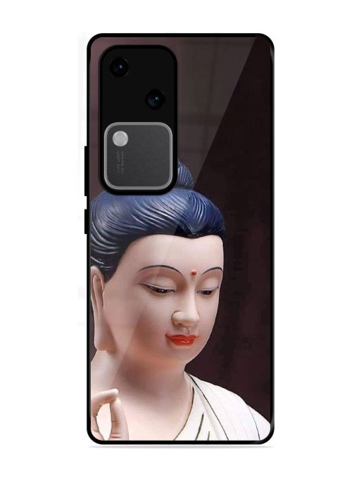 Budhha Glossy Soft Edge Case for Vivo V30 (5G) Chachhi