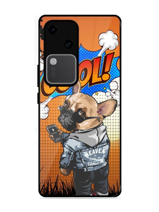 Cool Pup Glossy Soft Edge Case for Vivo V30 (5G) Chachhi