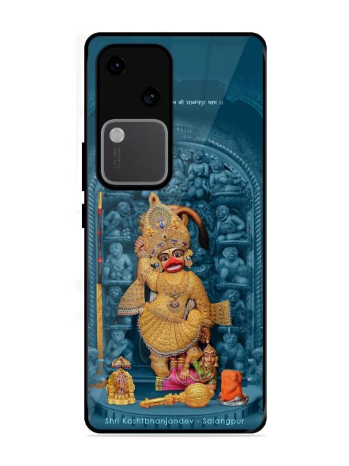 Divine Grace Of Shri Kashtabhanjandev Glossy Soft Edge Case for Vivo V30 (5G) Chachhi