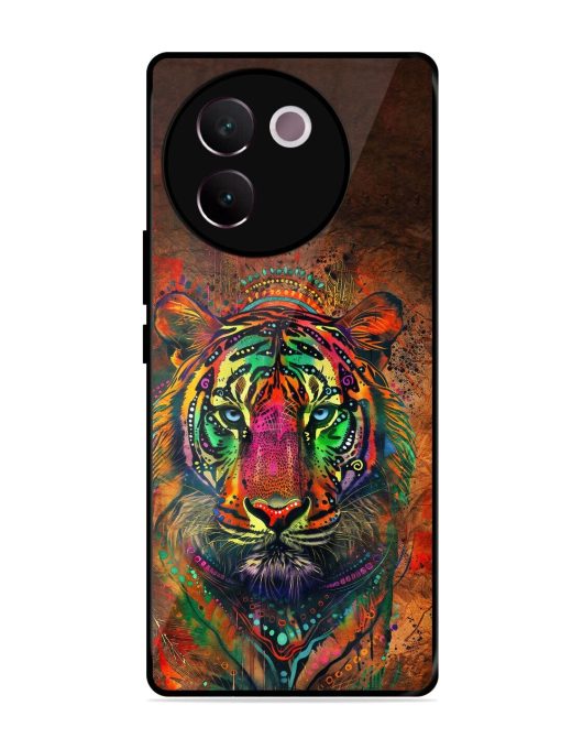 Cosmic Tiger Glossy Soft Edge Case for Vivo V30E (5G) Chachhi