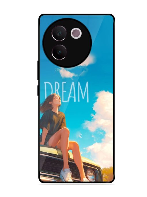 Girly Dream Art Glossy Soft Edge Case for Vivo V30E (5G) Chachhi