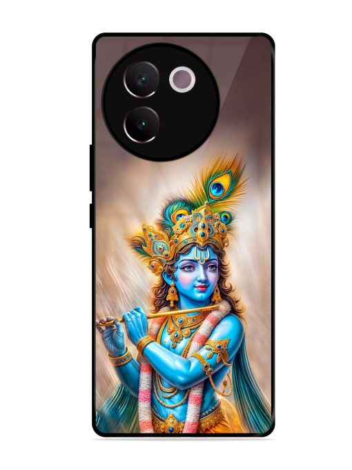 Divine Krishna Glossy Soft Edge Case for Vivo V30E (5G) Chachhi