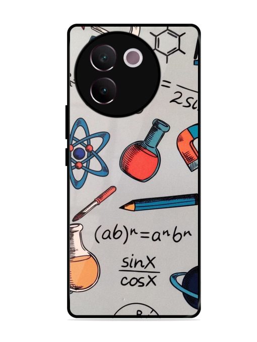 Science Doodle Glossy Soft Edge Case for Vivo V30E (5G)