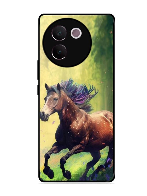 Enchanted Gallop Glossy Soft Edge Case for Vivo V30E (5G) Chachhi