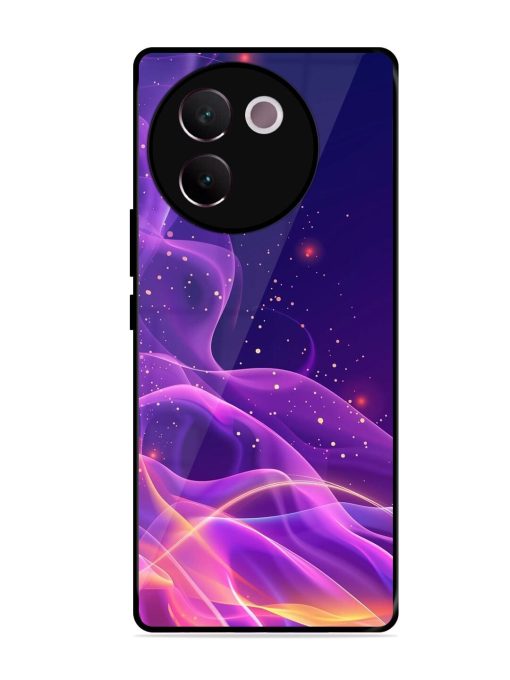 Cosmic Currents Glossy Soft Edge Case for Vivo V30E (5G) Chachhi