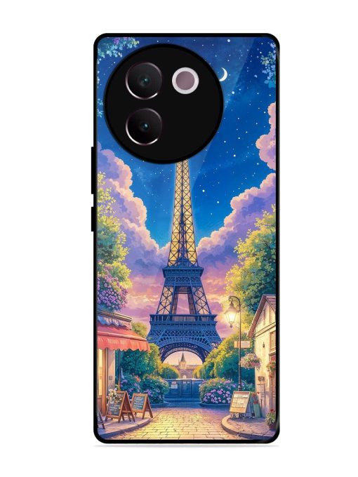 Twilight In Paris Glossy Soft Edge Case for Vivo V30E (5G) Chachhi