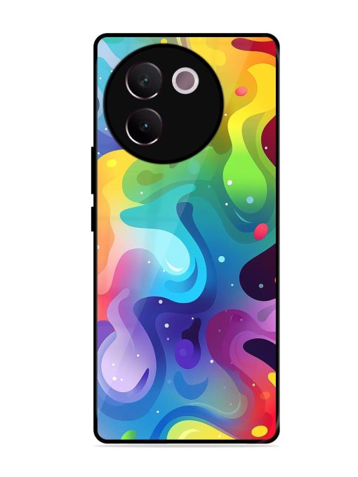 Rainbow River Glossy Soft Edge Case for Vivo V30E (5G)