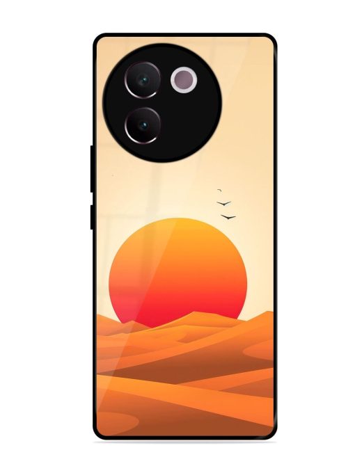 Desert Sunset Glossy Soft Edge Case for Vivo V30E (5G) Chachhi