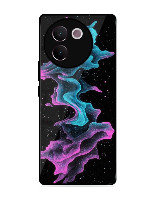 Cosmic Currents Glossy Soft Edge Case for Vivo V30E (5G) Chachhi