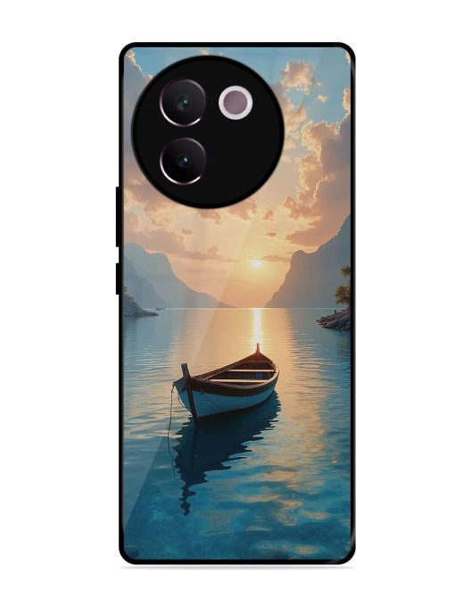 Serene Sunset Glossy Soft Edge Case for Vivo V30E (5G) Chachhi