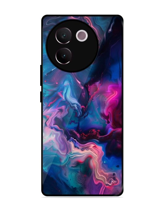 Cosmic Swirl Glossy Soft Edge Case for Vivo V30E (5G) Chachhi