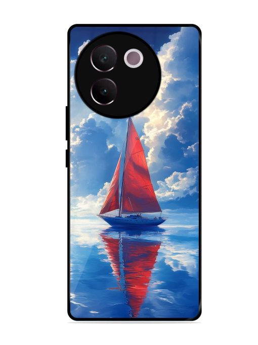 Crimson Sails Glossy Soft Edge Case for Vivo V30E (5G) Chachhi