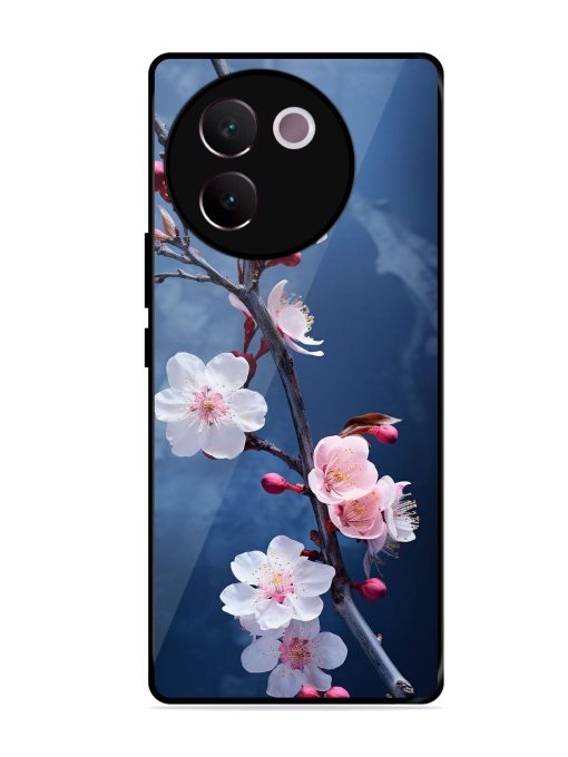 Delicate Blossoms Glossy Soft Edge Case for Vivo V30E (5G) Chachhi