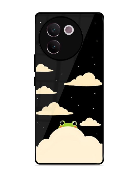 Froggy Night Sky Glossy Soft Edge Case for Vivo V30E (5G) Chachhi