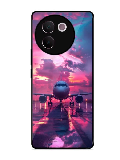 Neon Runway Glossy Soft Edge Case for Vivo V30E (5G)