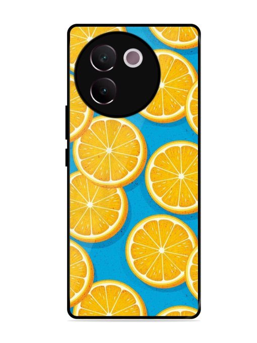 Citrus Symphony Glossy Soft Edge Case for Vivo V30E (5G) Chachhi