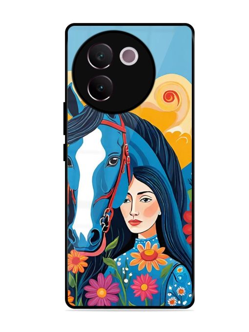 Equine Enchantment Glossy Soft Edge Case for Vivo V30E (5G) Chachhi