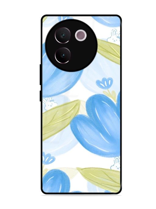 Bunny'S Blue Garden Glossy Soft Edge Case for Vivo V30E (5G) Chachhi