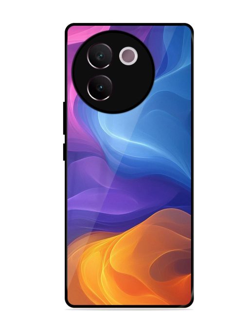 Cosmic Currents Glossy Soft Edge Case for Vivo V30E (5G) Chachhi