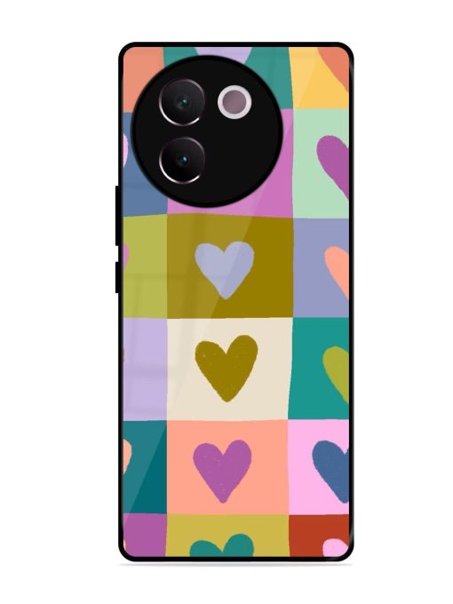 Box Of Hearts Glossy Soft Edge Case for Vivo V30E (5G) Chachhi