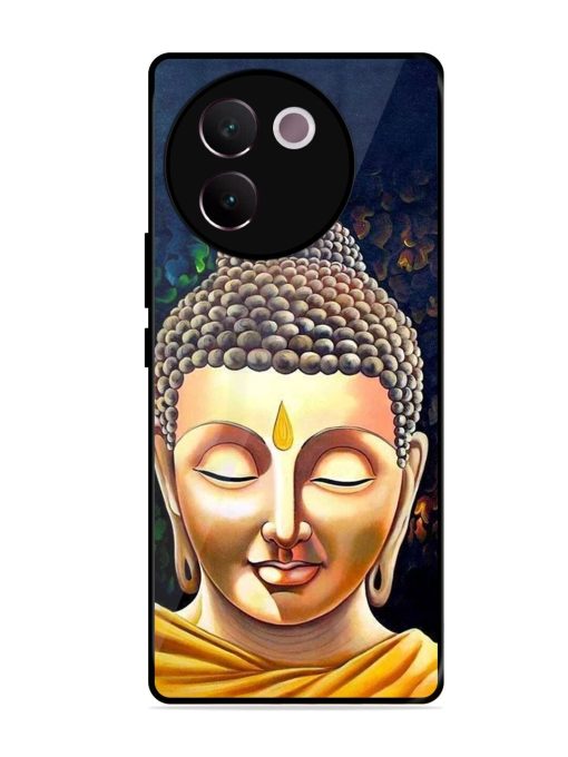 Buddha Face Glossy Soft Edge Case for Vivo V30E (5G) Chachhi