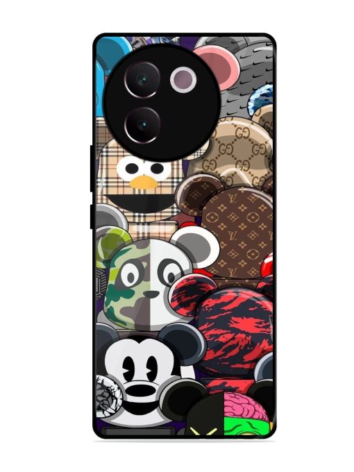 Streetwear Bearbrick Extravaganza Glossy Soft Edge Case for Vivo V30E (5G)