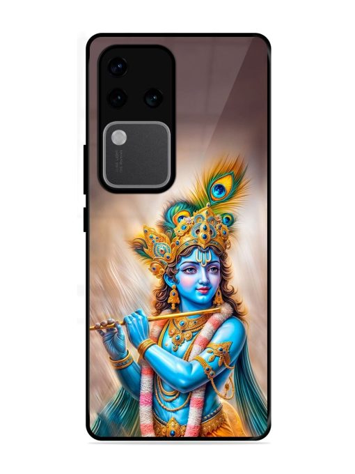 Divine Krishna Glossy Soft Edge Case for Vivo V30 Pro (5G) Chachhi