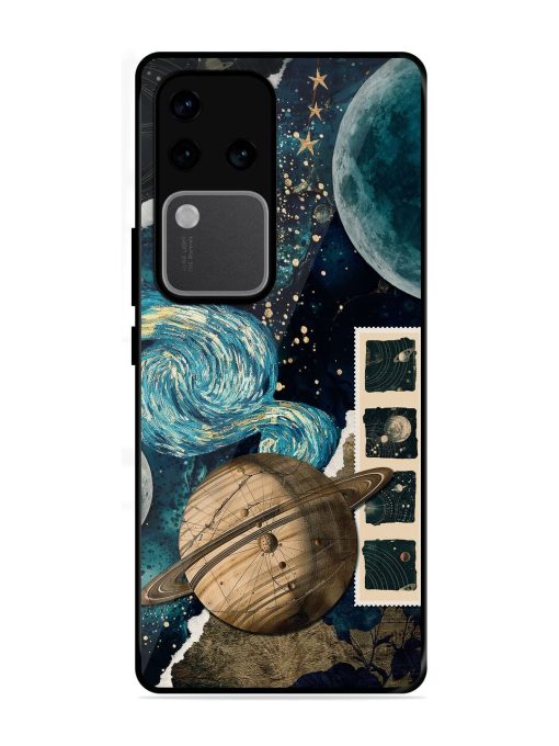 Celestial Tapestry Glossy Soft Edge Case for Vivo V30 Pro (5G) Chachhi